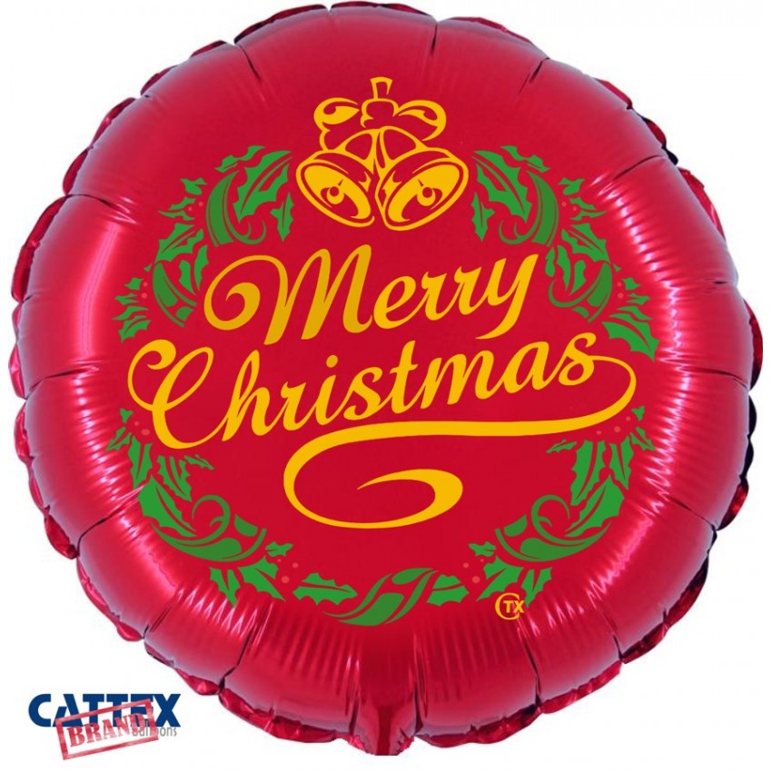 Palloncini Decorati CTX+ - Ghirlanda Merry Christmas (18”)